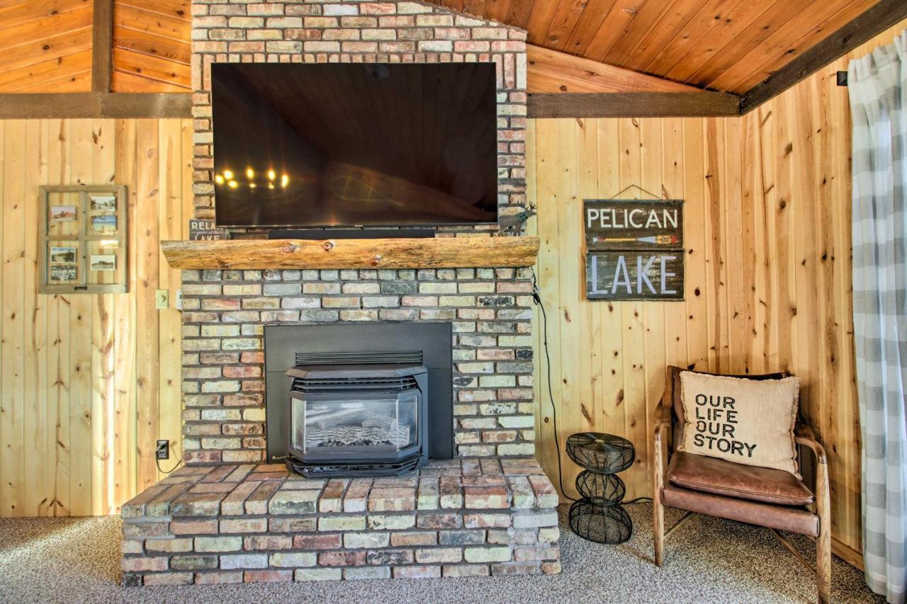 Pelican Lake Getaway On Stunning Peninsula! Pequot Lakes Extérieur photo